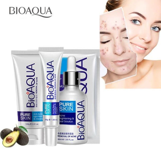 BIOAQUA ANTI ACNE KIT - FOR HIM AND FOR HER